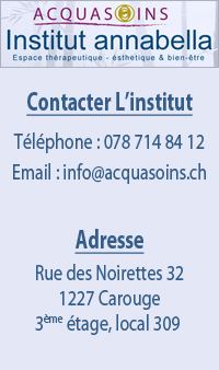 Institut Annabella, Bevilacqua,anna Bevilacqua, Th�rapeute, Gen�ve,aquasoins,suisse,m�decine naturelle,Institut de beaut�,r�flexologie,drainage lymphatique m�thode Vodder, �pilations, manucure, p�dicure, ongles, faux ongles, soins mains, forfaits, enveloppement d'algues, produits Decl�or,Arabesque, D�tente, Krishnamuti, aloe vera, laser, �pilation laser, photonius, �pilation d�finitive, bulbe, cr�me d�pilatoire, poil, lampe flash, anag�ne, catag�ne, soleil, solarium, endermologie, soins, visage, institut de beaut�, m�dical, cabinet, yves rocher, maquillage, soins du corps, soins du vidage, esth�tique, chirurgie, maquillage, lifting, soins lift, traitement des cicatrices, buste, aromath�rapie, relaxation, amincissant, visagiste, sant�, bien-�tre, huiles essentielles, huiles, maladies, cerveau, probl�mes digestifs, reboutement visc�ral, relaxant, parfums,blanchiment dents, soins dentaire, sourire, s�duction, blanchissement des dents en France, blanchissement des dents en Suisse, sourire �tincelant, sourire �clatant, dents blanches pas cher, gel blanchissant,dentiste Gen�ve, dentiste Suisse,esth�tique dentaire,bandes de blanchissement.
